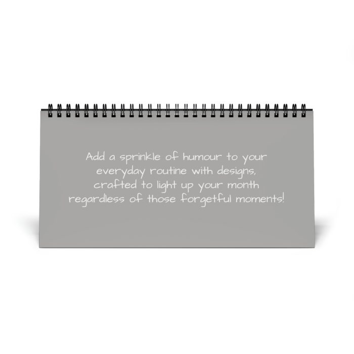 SIMPLEX DESK CALENDAR (2024 GRID) – MEMORY FOCUSED