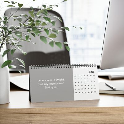 Simplex Desk Calendar (2024 grid)